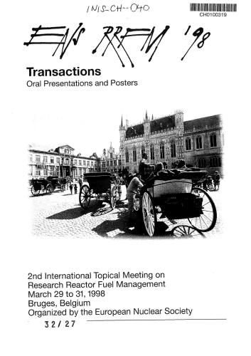 مدیریت سوخت 2 راکتور تحقیق (RRFM 1998)