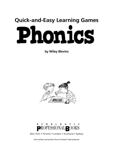 ﻿منابع آموزشی اسکولاستیک. بازی های یادگیری سریع و آسان: Phonics
