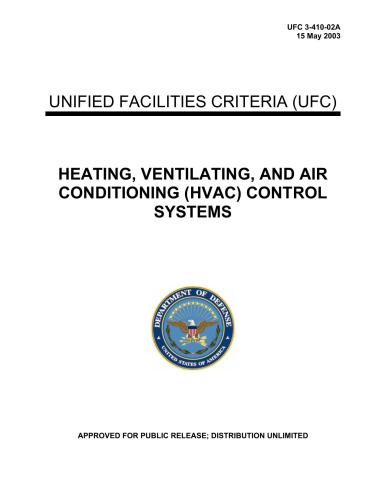مهندسین ارتش ایالات متحده. سیستم های کنترل گرمایش، تهویه و تهویه مطبوع (HVAC)