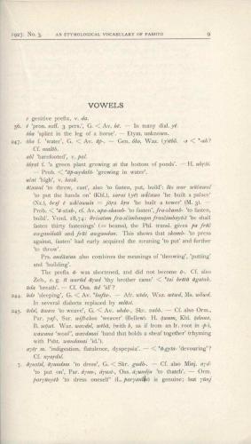 ﻿واژگان ریشه شناسی پشتو