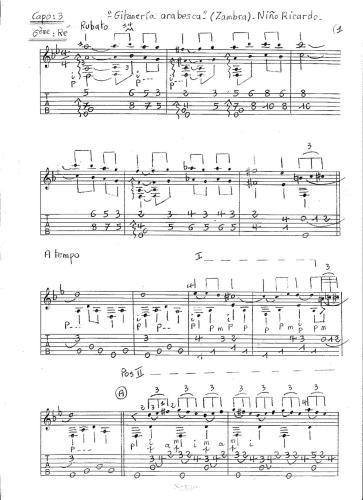 ﻿Nino Ricardo Gitaneria arabesca (Zambra - رقص عرب)