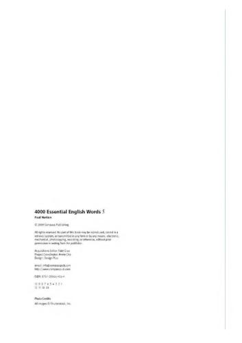 ﻿4000 کلمه ضروری انگلیسی 5