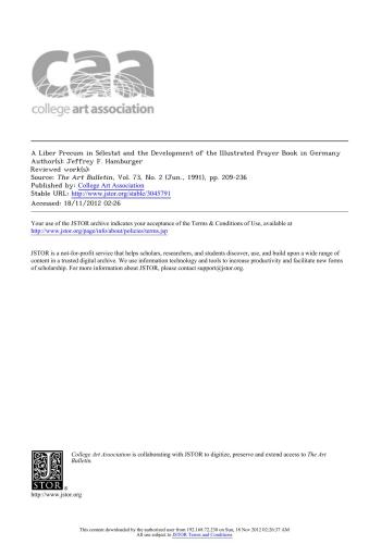 ﻿A Liber Precum در Sélestat و توسعه کتاب دعای مصور در آلمان