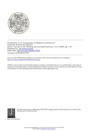 ﻿مقدمه ای بر شمایل نگاری معماری قرون وسطی