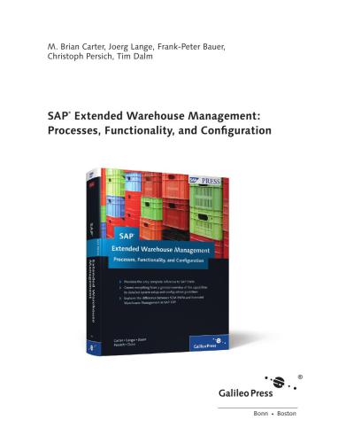 ﻿مدیریت انبار توسعه یافته SAP: فرآیندها، عملکرد و پیکربندی