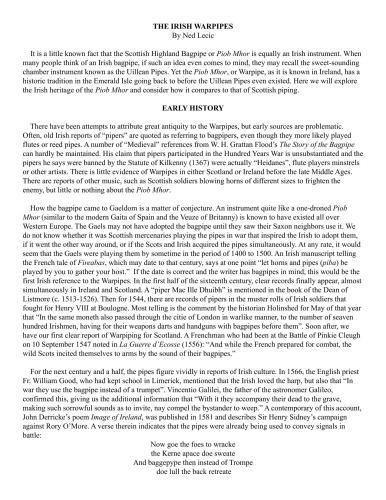 ﻿Warpipes ایرلندی