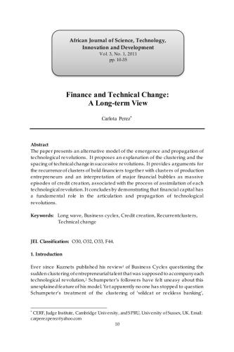 ﻿تغییرات مالی و فنی: دیدگاه بلندمدت