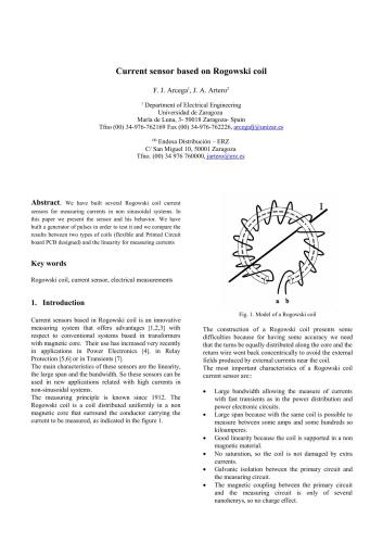 ﻿سنسور جریان بر اساس سیم پیچ Rogowski