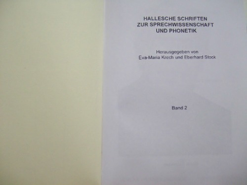 ﻿نوشته های هال در علم گفتار و آوایی جلد 2