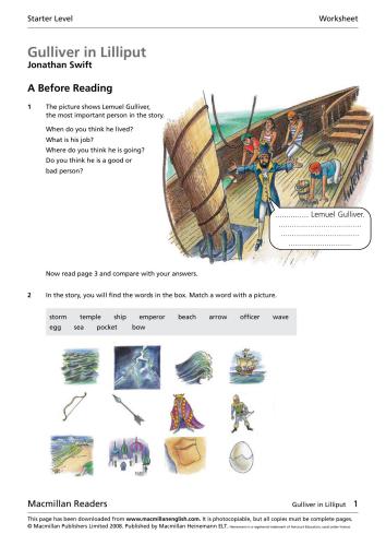 ﻿گالیورز در لیلیپوت سفر می کند