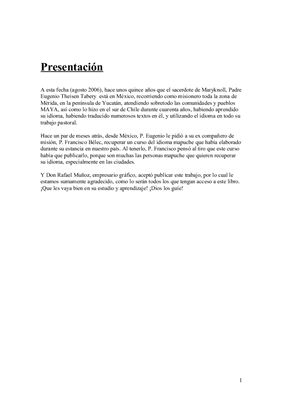 ﻿دوره زبان ماپوچه