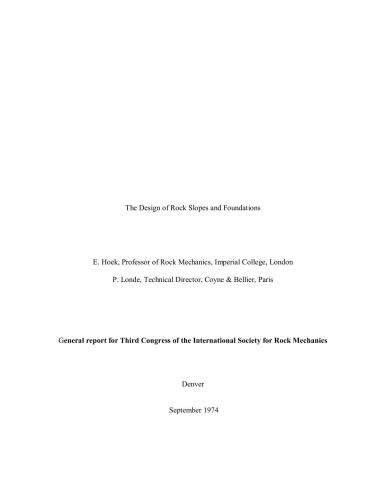 ﻿طراحی شیب ها و پی های سنگی