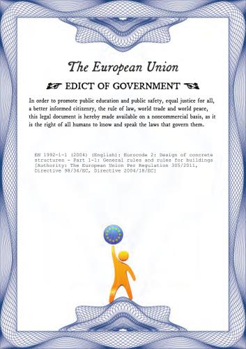 ﻿EN 1992-1-1: 2004 یوروکد 2: طراحی سازه های بتنی - قسمت 1-1: قوانین و مقررات عمومی برای ساختمان ها