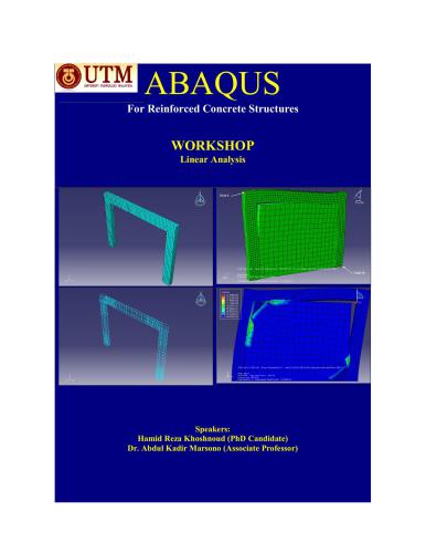 ﻿ABAQUS برای سازه های بتنی مسلح