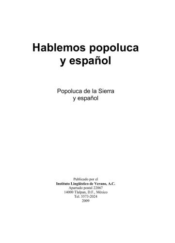 ﻿بیایید پوپولوکا و اسپانیایی صحبت کنیم