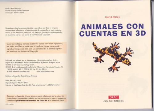 ﻿Animales Con Cuentas En 3D