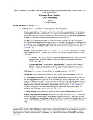 ﻿قانون امانوئل: آیین دادرسی مدنی