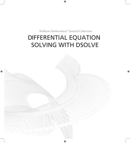 ﻿حل معادلات دیفرانسیل با DSolve