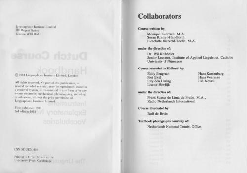 ﻿Linguaphone Dutch (راهنما، کتاب درسی)