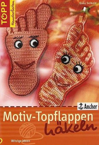 ﻿Motiv-Topflappen häkeln