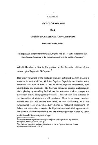 ﻿نیکولو پاگانینی بیست و چهار هوس برای تکنوازی ویولن