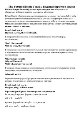 ﻿زمان ساده آینده / Будущее простое время