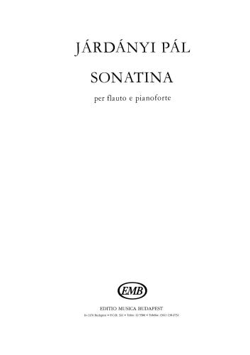 ﻿Sonatina per flauto e pianoforte