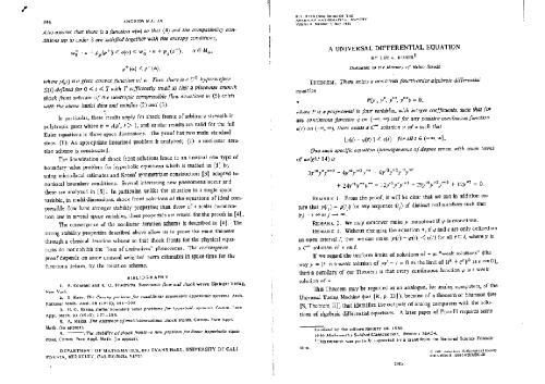 معادله دیفرانسیل جهانی