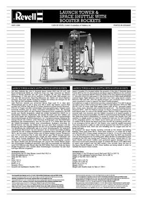 ﻿Revell - برج پرتاب و شاتل فضایی با موشک های تقویت کننده 1/144