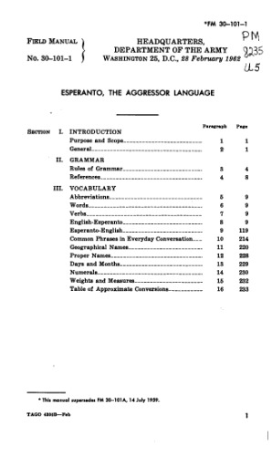 ﻿اسپرانتو زبان متجاوز
