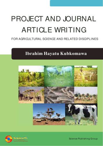 ﻿مقاله نویسی پروژه و ژورنال برای علوم کشاورزی و رشته های مرتبط