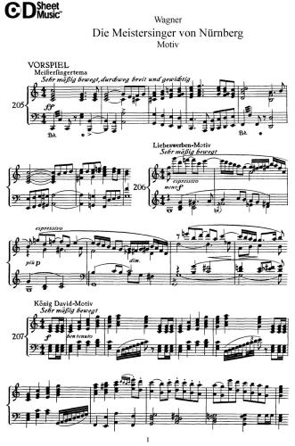 ﻿Die Meistersinger von Nürnberg (клавир)
