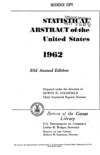 ﻿چکیده های آماری ایالات متحده 1962