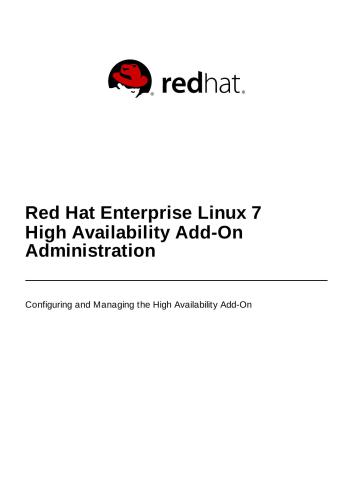 ﻿Red Hat Enterprise Linux 7 مدیریت افزونه با در دسترس بودن بالا