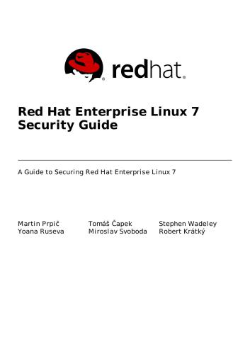 ﻿راهنمای امنیتی Red Hat Enterprise Linux 7