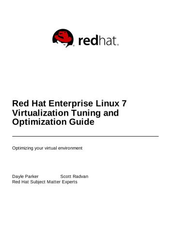 ﻿راهنمای تنظیم و بهینه سازی مجازی سازی Red Hat Enterprise Linux 7