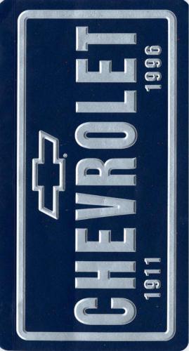 ﻿شورلت 1911 - 1996