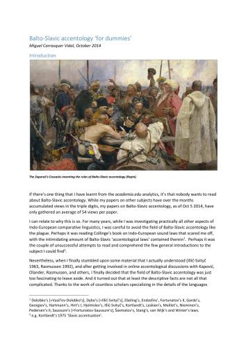 ﻿لهجه شناسی بالتو-اسلاوی برای آدمک ها