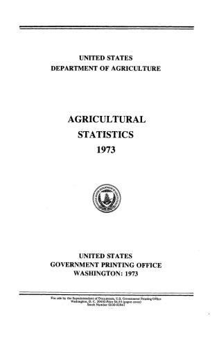 ﻿آمار کشاورزی 1973