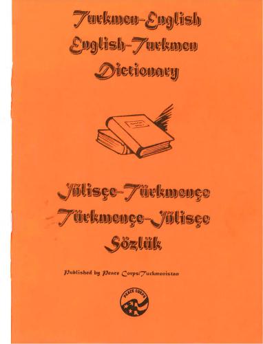﻿فرهنگ لغت ترکمنی-انگلیسی انگلیسی-ترکمنی