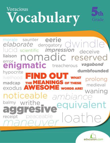 ﻿Voracious Vocabulary - کتاب کار خواندن و نوشتن کلاس پنجم
