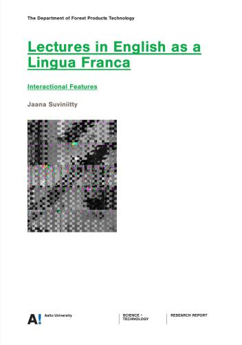سخنرانی ها به زبان انگلیسی به عنوان Lingua Franca: ویژگی های متقابل