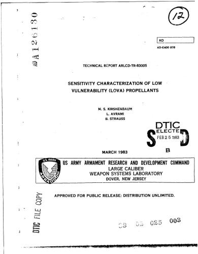 ﻿شناسایی حساسیت پیشرانه های با آسیب پذیری کم (LOVA).