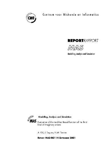 محاسبه نوع نظم خیالی Bessel 3