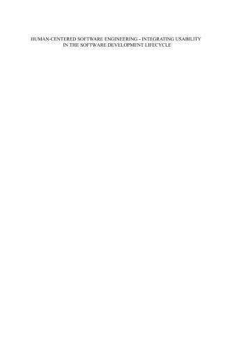 ﻿مهندسی نرم افزار انسان محور - ادغام قابلیت استفاده در چرخه عمر توسعه نرم افزار