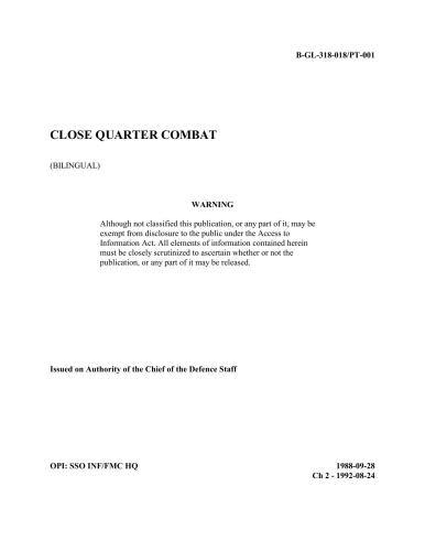 ﻿B-GL-318-018/PT-001 نبرد نزدیک کوفرتر