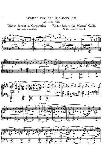 ﻿مسترسینگرهای نورنبرگ والتر در مقابل استاد صنفی