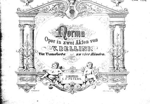 نورما برای پیانو 4 دست