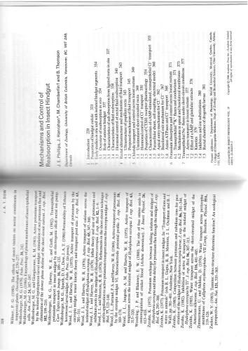 مکانیسم ها و کنترل جذب مجدد در حشرات هندگوت