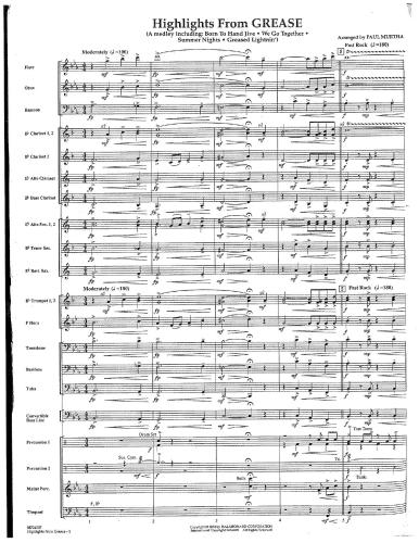 نکات برجسته از Grease